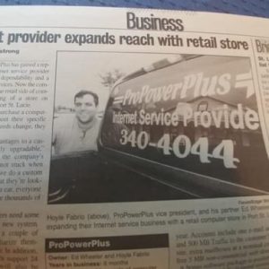 Pro Power Plus, inc – Internet Services